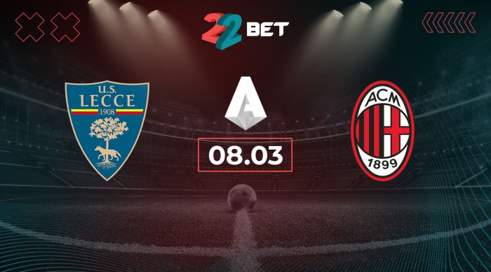Lecce Vs Milan Misi Penebusan Rossoneri